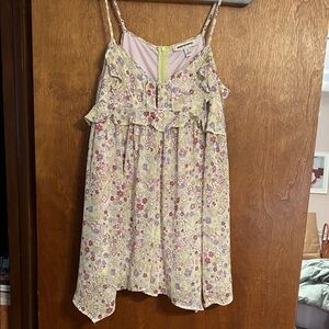 Urban Outfitters Floral Maxi Dress - Cream and Lavender